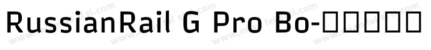 RussianRail G Pro Bo字体转换